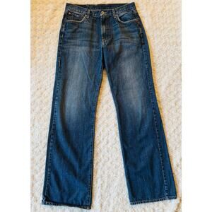 Lucky Brand Mens Blue Denim Straight Leg Cotton 7MP1114 VTG Jeans Sz 30 (31)